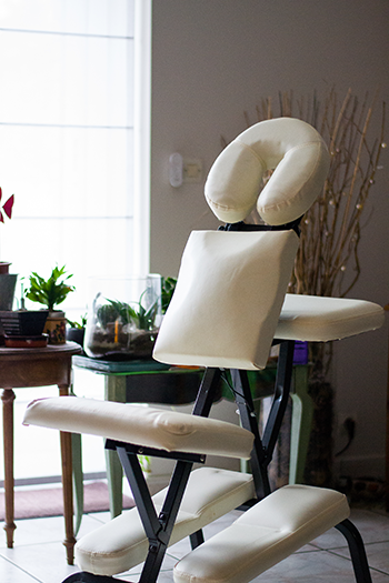 Massage assis méthode EAS® - Chaise de massage assis